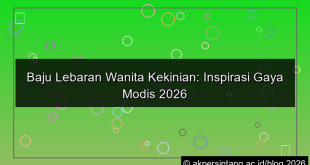 ilustrasi baju lebaran wanita kekinian