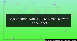 ilustrasi baju lebaran wanita simple tapi mewah