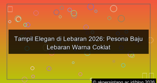 ilustrasi baju lebaran warna coklat