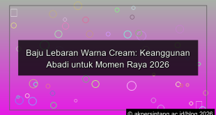 baju lebaran warna cream