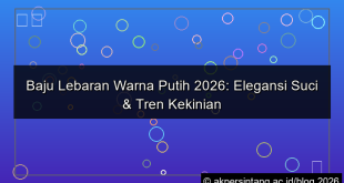 baju lebaran warna putih