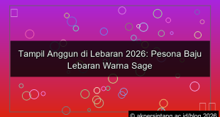 visual baju lebaran warna sage