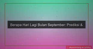 berapa hari lagi bulan september