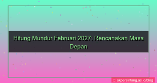 ilustrasi countdown bulan februari 2027