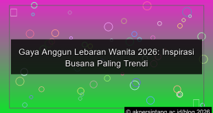 ilustrasi fashion lebaran wanita