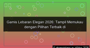 visual gamis lebaran elegan