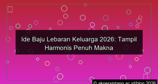 grafik ide baju lebaran keluarga