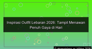 gambar inspirasi outfit lebaran