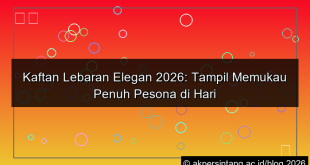 kaftan lebaran elegan