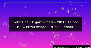 visual koko pria elegan lebaran