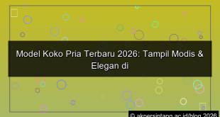 visual model koko pria terbaru