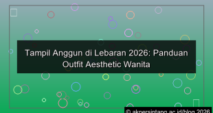 outfit lebaran aesthetic wanita