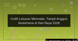 desain outfit lebaran minimalis