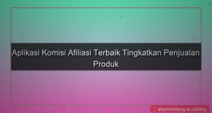 Aplikasi Komisi Afiliasi Produk