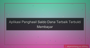 Aplikasi Penghasil Saldo Dana