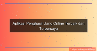 terkait Aplikasi Penghasil Uang Online
