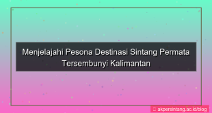 ilustrasi destinasi sintang