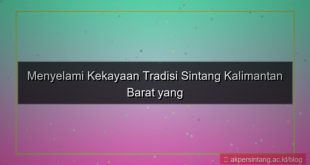 konten tradisi sintang