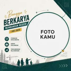Twibbon Hari Buruh 2026 Tema Solidaritas