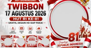 Download Twibbon 17 Agustus 2026