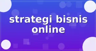 strategi bisnis online